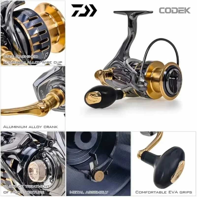 Daiwa CODEK Spinning Reel Bait - Daiwa Reel Bg recension och pris