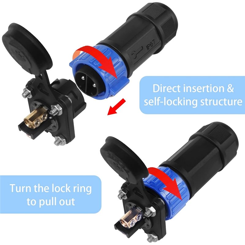 Trolling Motor Plug 2 Pack 12V - Fishing Boat Trolling Motor recension och pris