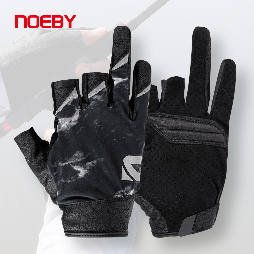 Noeby Half Finger Fishing Glov - Fishing Boat Oar recension och pris
