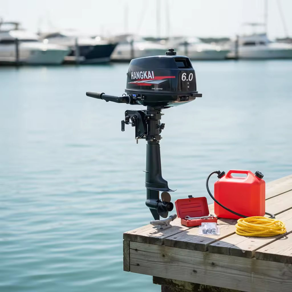 Wholesale HANGKAI 6HP 2 Stroke - Fishing Boat Outboard Motor recension och pris