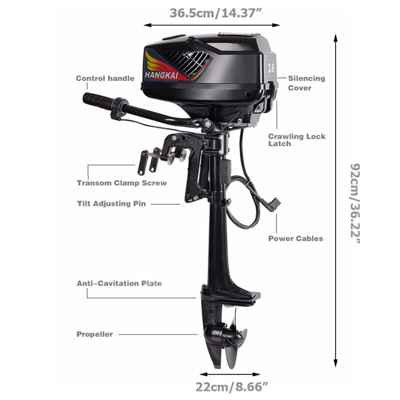Outboard Electric Engine 48V 4 - Fishing Boat Outboard Motor recension och pris